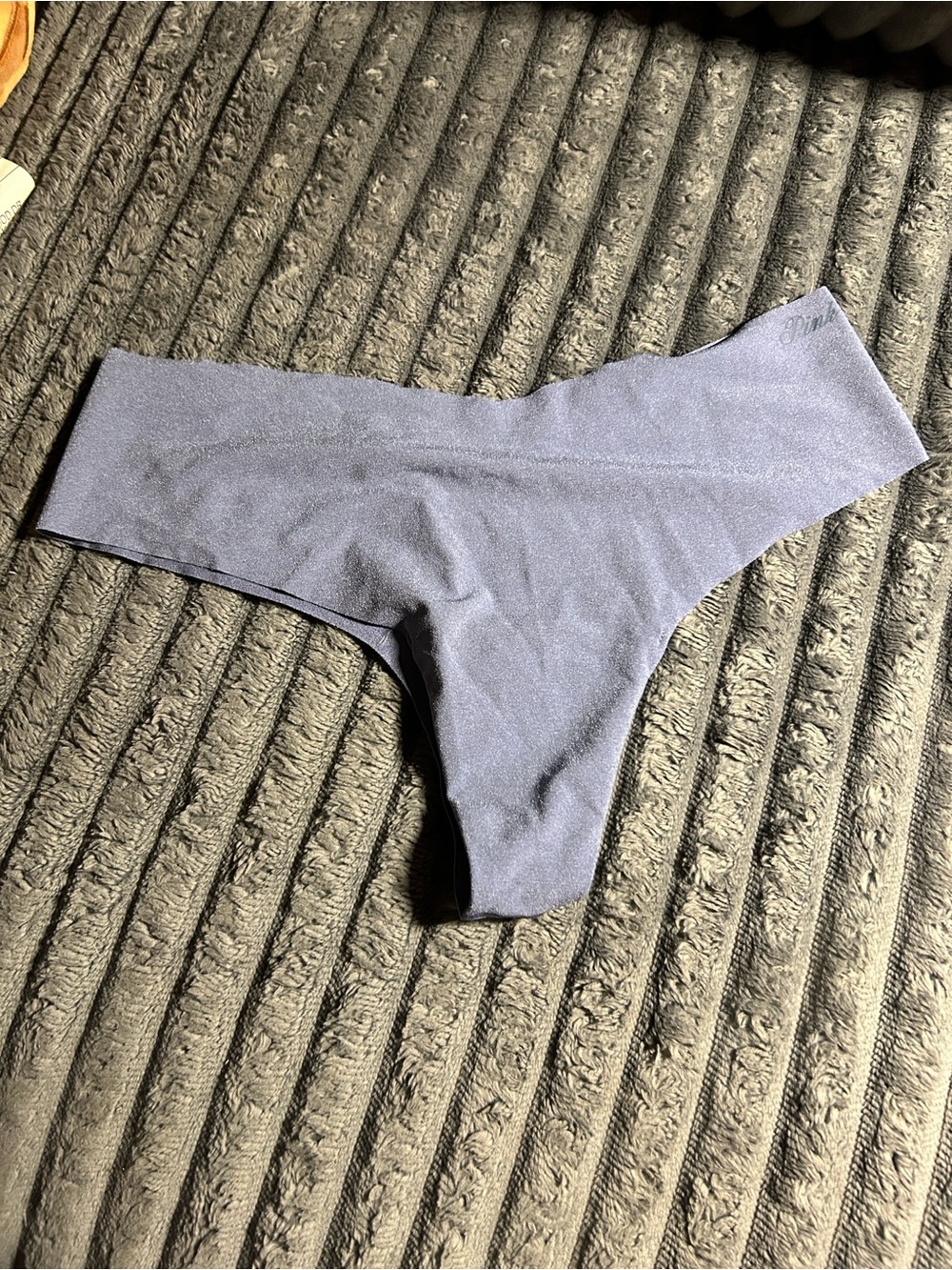 Seamless women’s Thong Underwear - Blue and cream